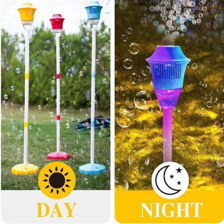 Street Lamp Bubble Machine &ndash; Automatic Fun for Parties