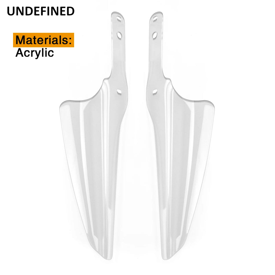 Harley Road King Wind Deflector &ndash; Acrylic Construction