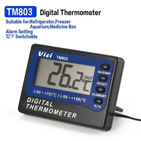 Vici TM803 &ndash; Digital Thermometer With Alarm For Fridge