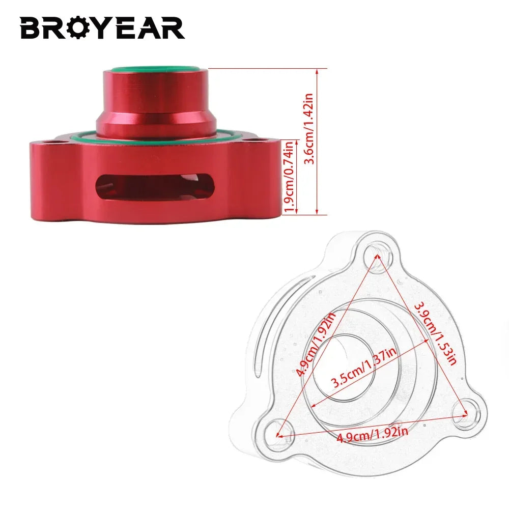 Aluminum Blow Off Valve Adapter for Mercedes-Benz A180 CLA250 A250 GLA250 by InterCyprus Trading Ltd