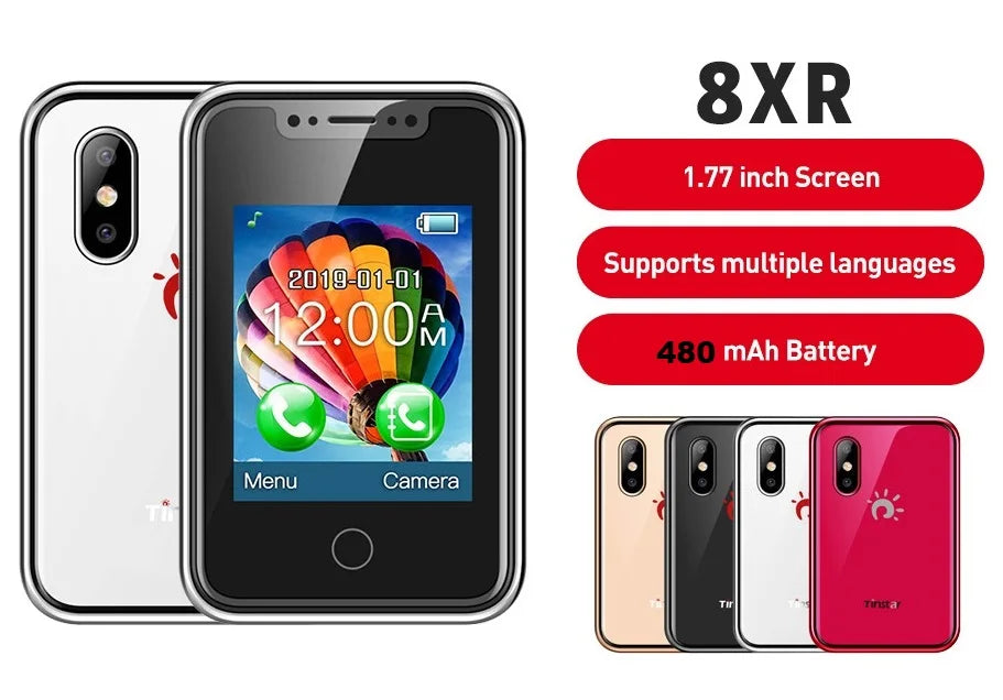 Mini Smart Wearable Mobile Phone 1.77 Inch Touch &ndash; Dual SIM