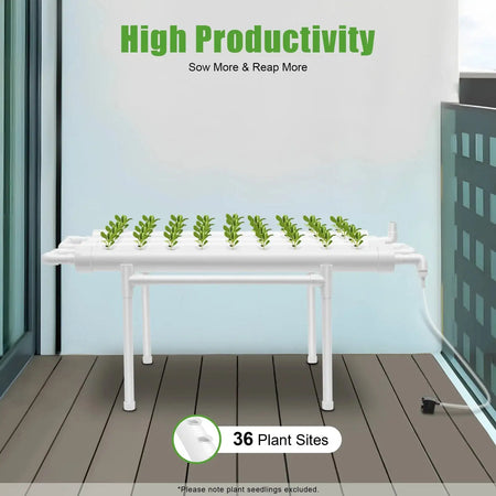 Hydroponic Grow Kit 36/54 Plant Sites &ndash; Space Saving Design