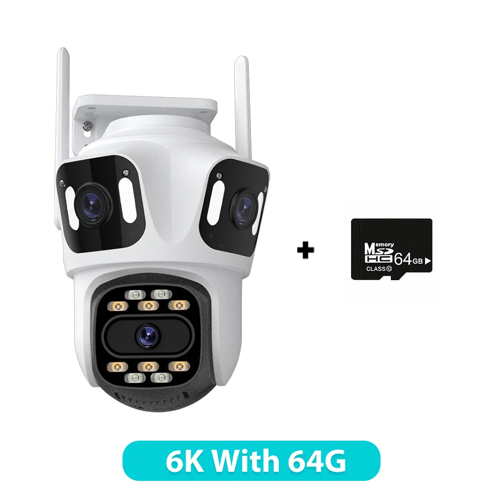6K HD Outdoor PTZ IP Camera with Auto Tracking