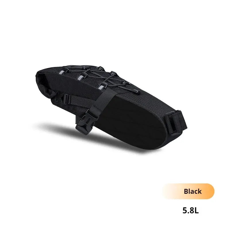 ENLEE Multi-functional Bicycle Tail Bag, Large Capacity 5.8L/8.8L Essential for Long-Distance Travel by InterCyprus Trading Ltd