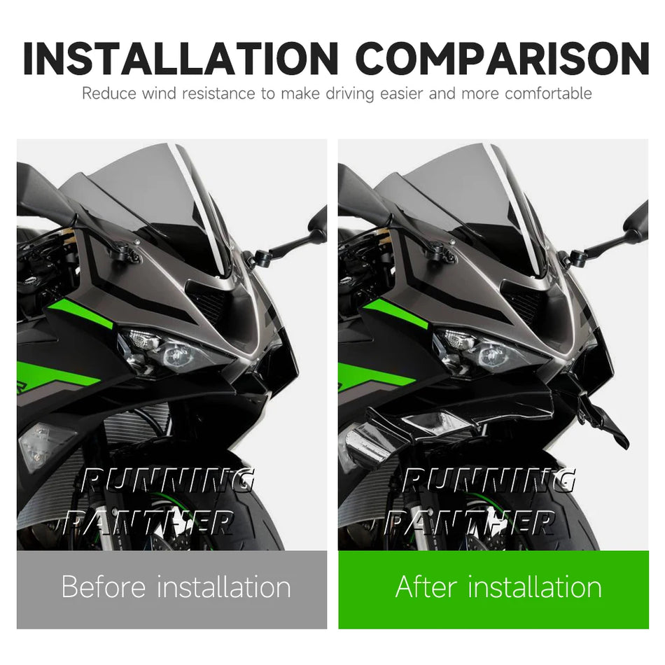 Priekšējā lūpa spoileris spārna apdare GP spārna komplekts Kawasaki ZX-6R 2024-2025