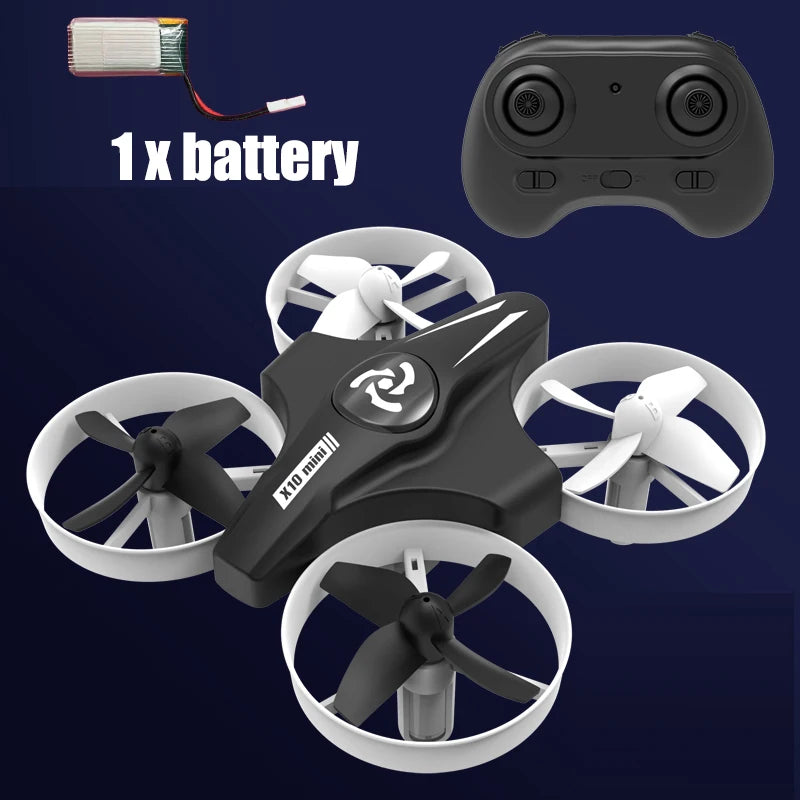 Hywiwine H10X Mini Drone with Headless Mode and 360-Degree Flip black 1 battery