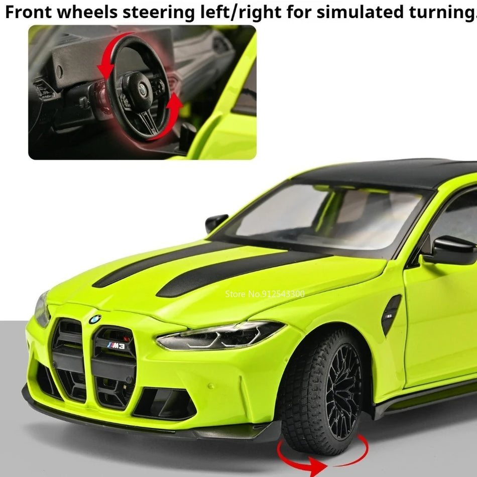 1:24 Diecast model avtomobila igrača s povlekom, odpirajoča vrata, zlitina karoserije