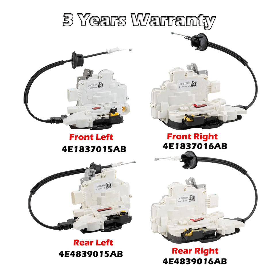 Durų užrakto veikėjai su dvigubu sandarinimu AUDI A8 D3