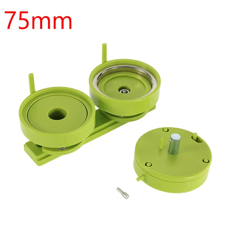 32mm 58mm 75mm Badge Button Mold &ndash; Interchangeable Dies 75mm Green