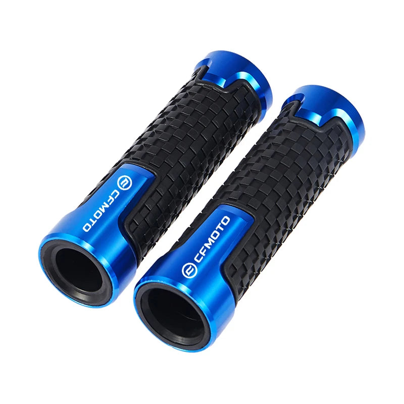 High-Performance CNC Aluminium Handlebar Ends for CFMOTO Motorcycles Blue