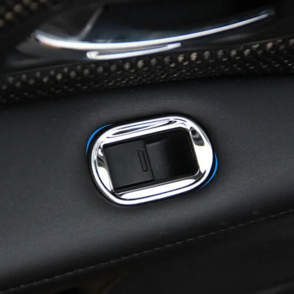 Naljepnica za gumb podizača prozora Honda HR-V, set od 4 komada, ABS i nehrđajući čelik