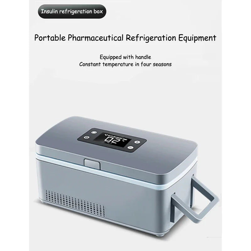 Portable Insulin Refrigeration Box - Rechargeable Alarm EU