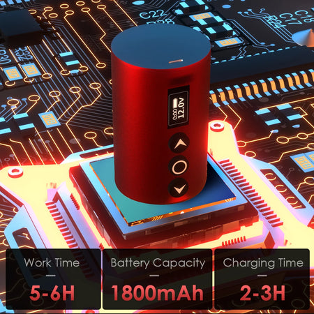 Wireless Tattoo Pen With 1800mAh Battery &ndash; LED Screen