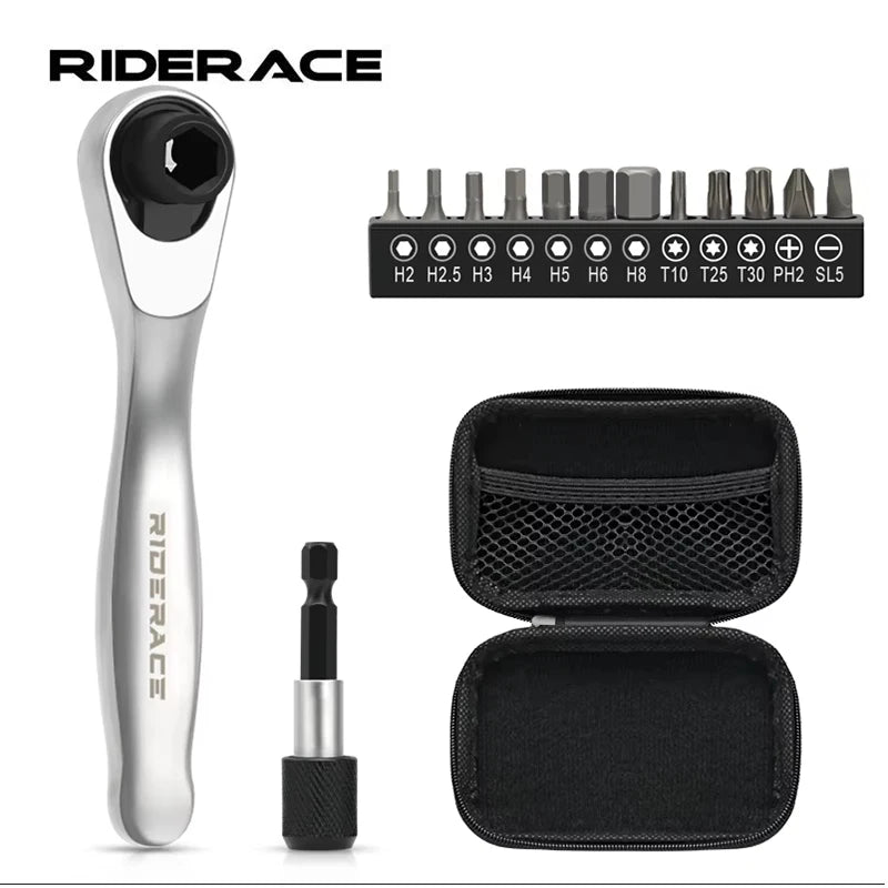 Ключ за велосипед Riderace Allen с регулируем въртящ момент, 1/4 инча