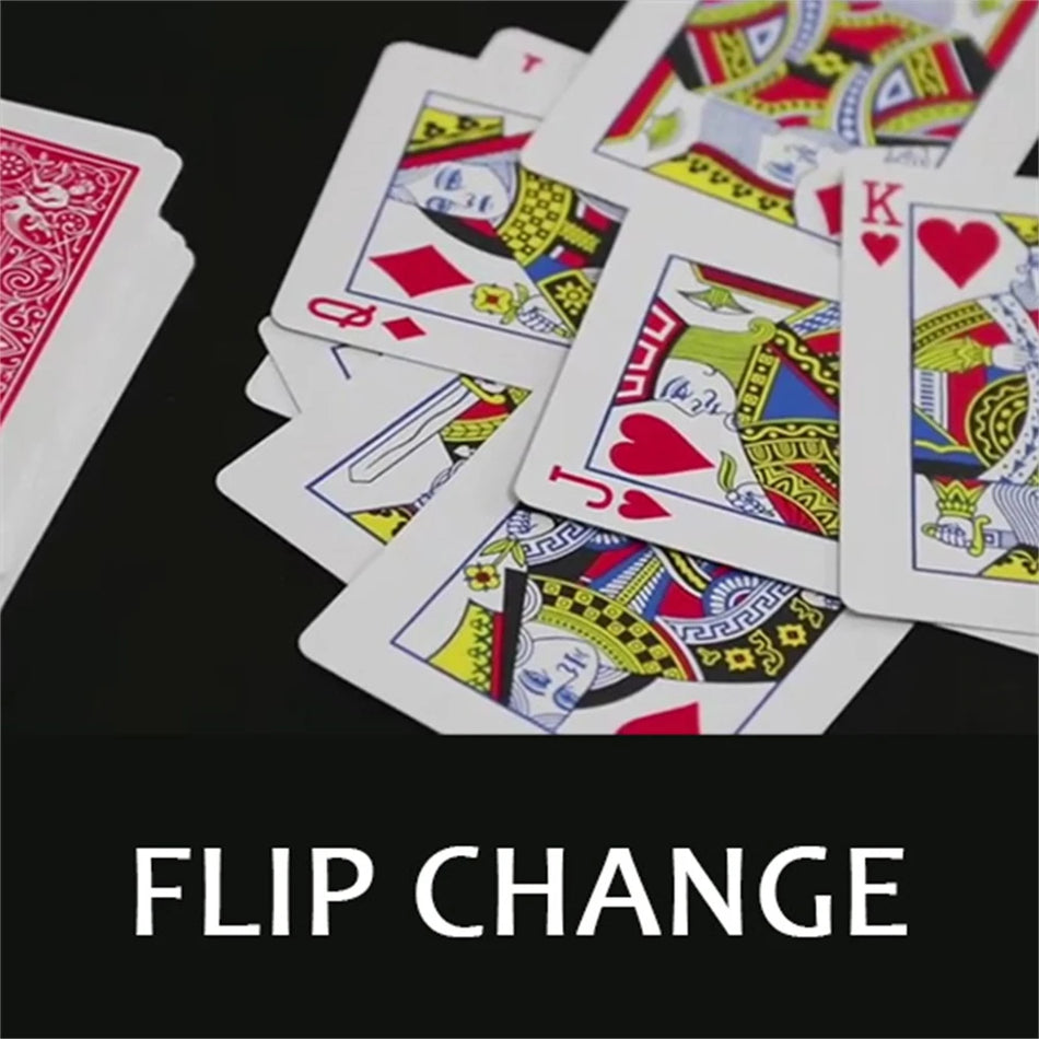 Flip Change Kouzelné Triky Špatná Karta na Vybranou Kartu Zblízka