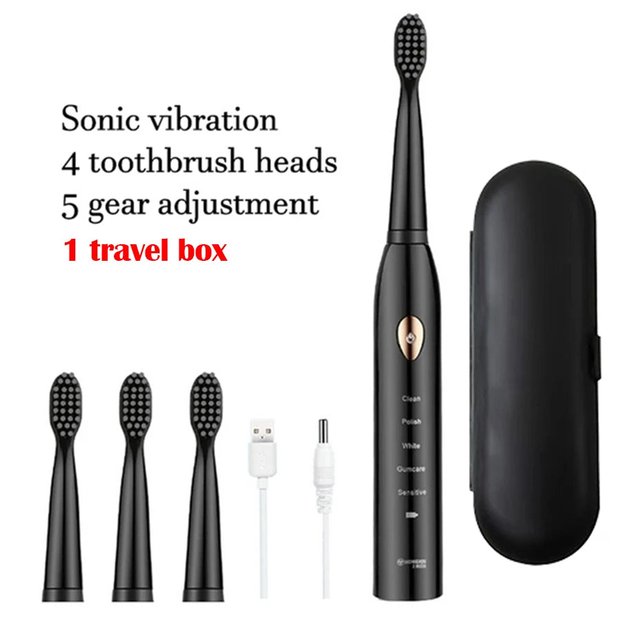 Sonic Electric Toothbrush &ndash; Five Gear Mode and IPX7 Waterproof