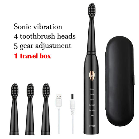 Sonic Electric Toothbrush &ndash; Five Gear Mode and IPX7 Waterproof