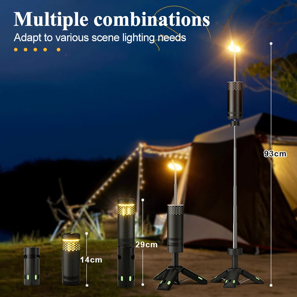 Upgraded Camping LED Telescopic Flashlight &ndash; Versatile Portable Lantern