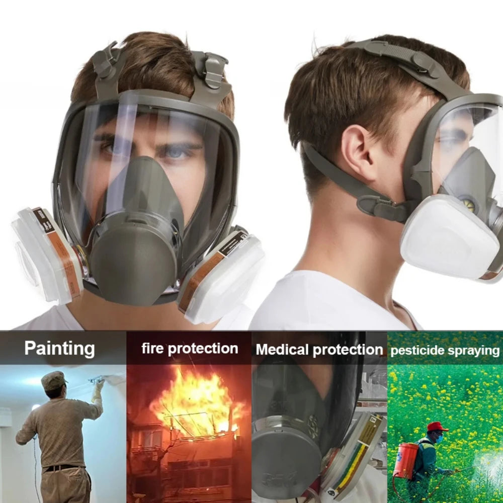 Anti-Fog 6800 Gas Mask &ndash; Full Face Safety For Painting