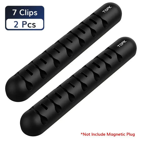 TOPK L35 Cable Organizer Magnetic Plug Box Silicone Cable Winder Flexible Cable Management Clips for Mouse Earphone by InterCyprus Trading Ltd