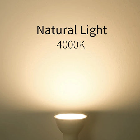 50PCS GU10 LED Spotlight Bulbs - Energy Saving &amp; Long Lifespan Natural white / 50 pcs / 9W