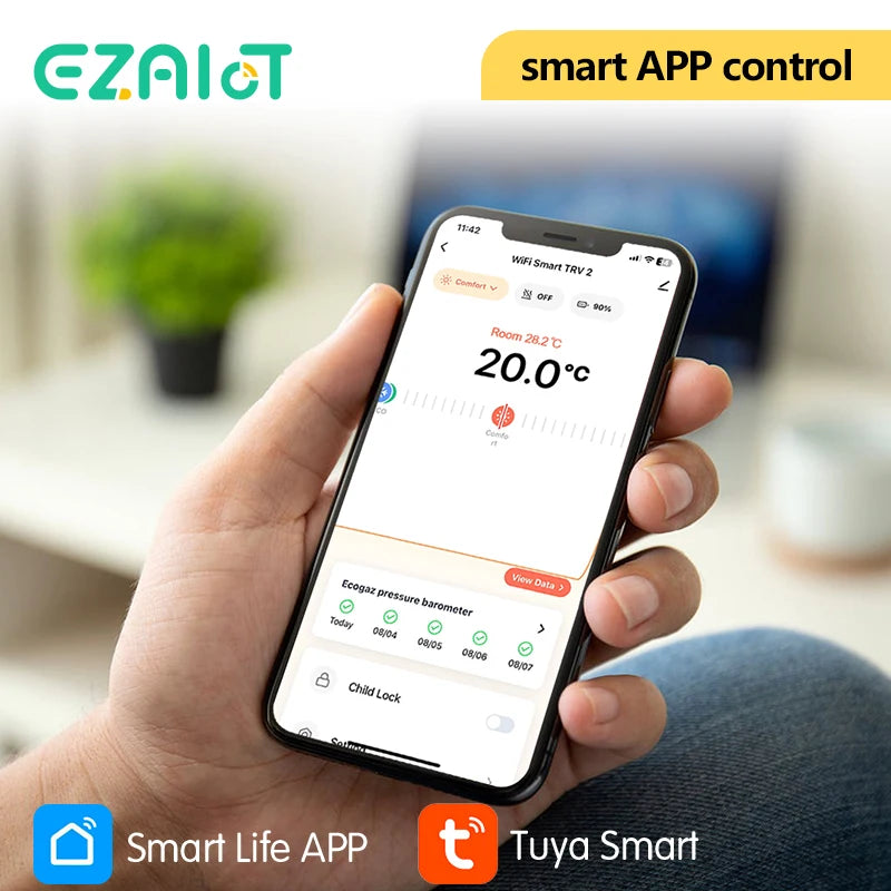 WiFi Zigbee Radiator Valve &ndash; Programmable Thermostat
