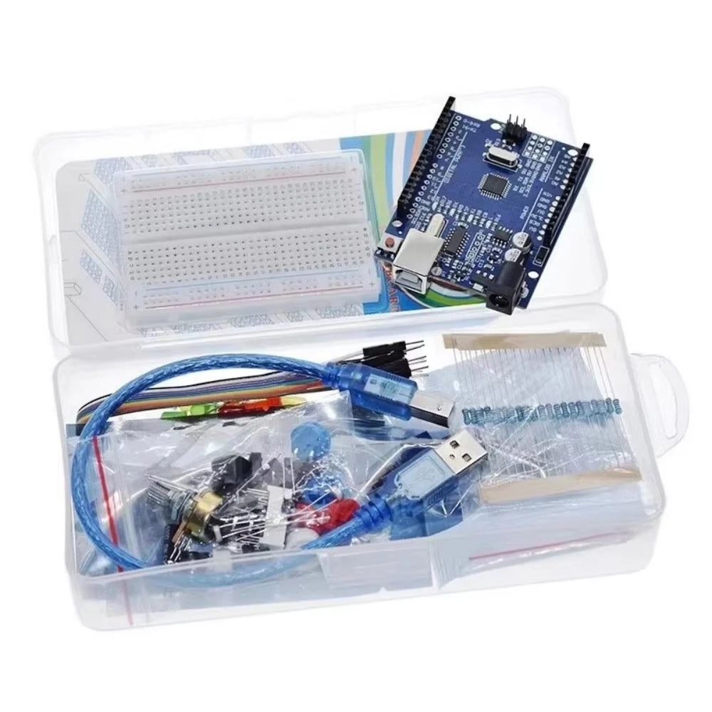 400 Tie-Points Breadboard DIY Project Starter Kit &ndash; Complete Arduino UNO R3 Component Set