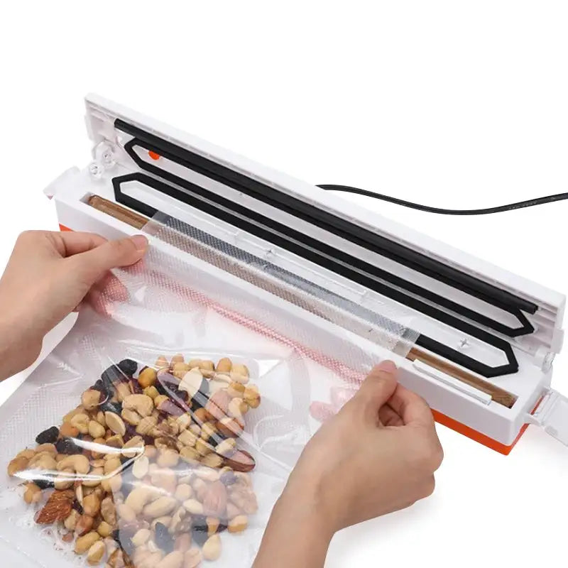 Electric Vacuum Sealer With 10 Free Bags For Food Storage