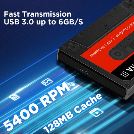 Portable External 500G HDD Batocera Game Console &ndash; Over 52000 Games for Ultimate Gaming Experience