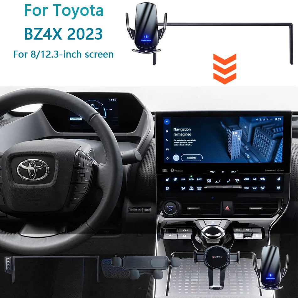 Toyota BZ4X 2023 Trådlös Laddning Telefonfäste Bas