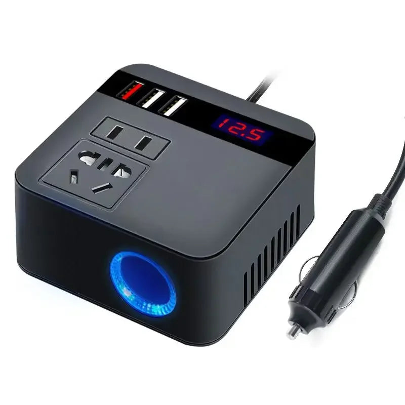 Car Inverter 12V/24V To 110V/220V 150W &ndash; Fast Charging