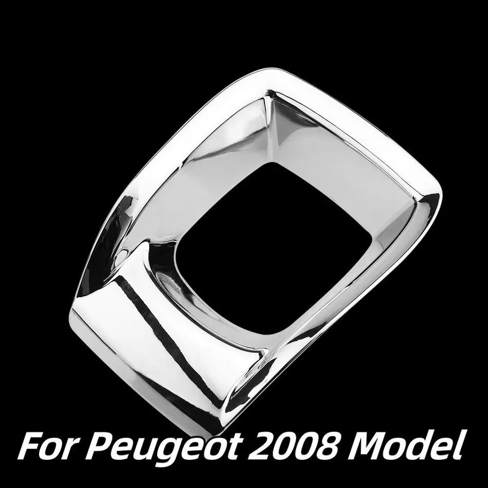 Samolepka na panel řadicí páky Peugeot 2008, stříbrný ABS trim