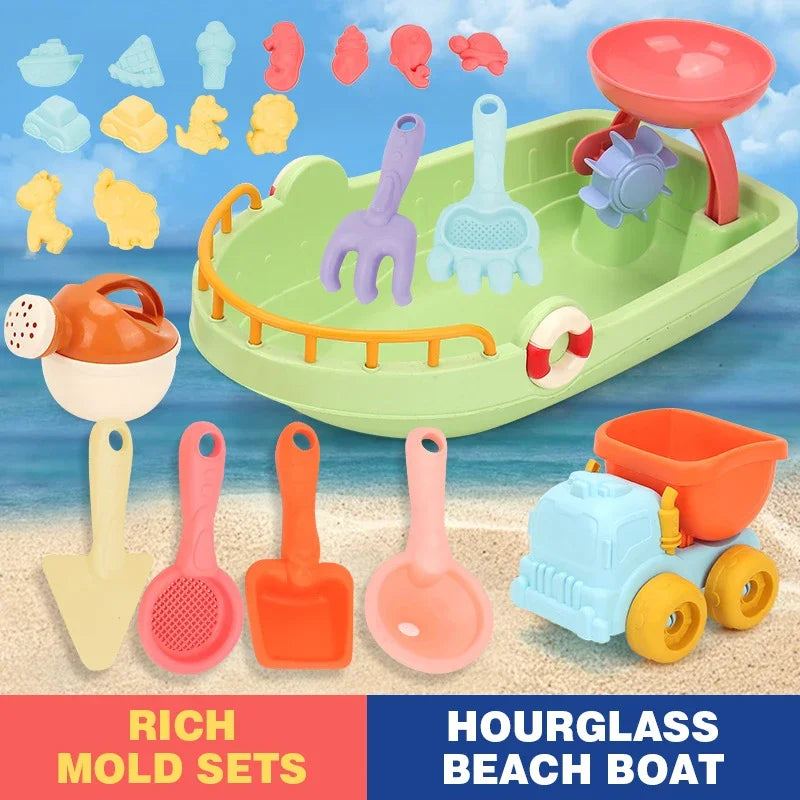 21Pcs Beach Toy Set &ndash; Creative Sandcastle Tools For Kids