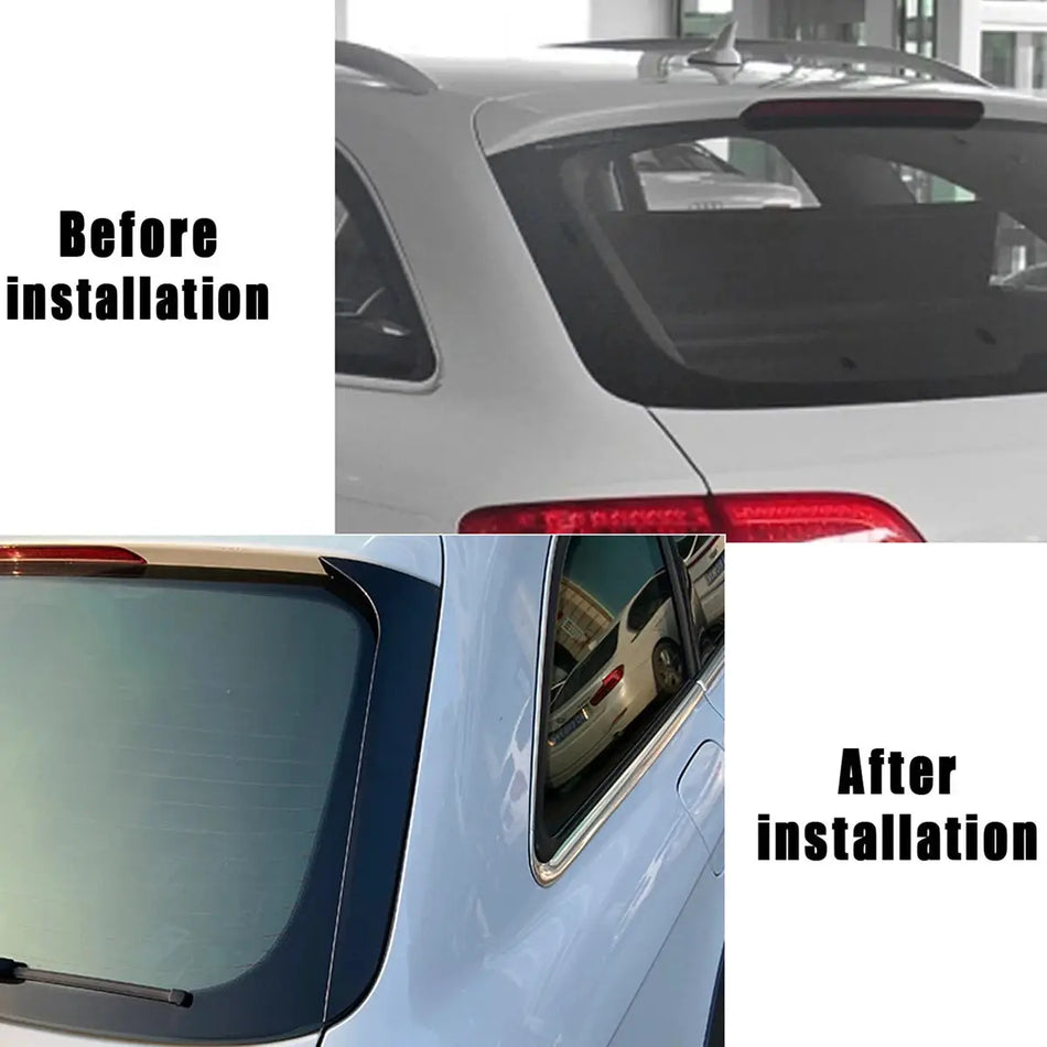 Rear Window Spoiler Side Canards ABS For Audi A4 B8 Allroad by InterCyprus Trading Ltd