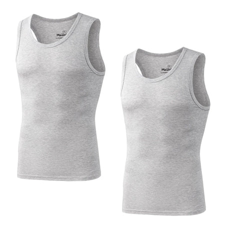 Men's Bamboo Fiber Compression Tank Tops - 2 Pack