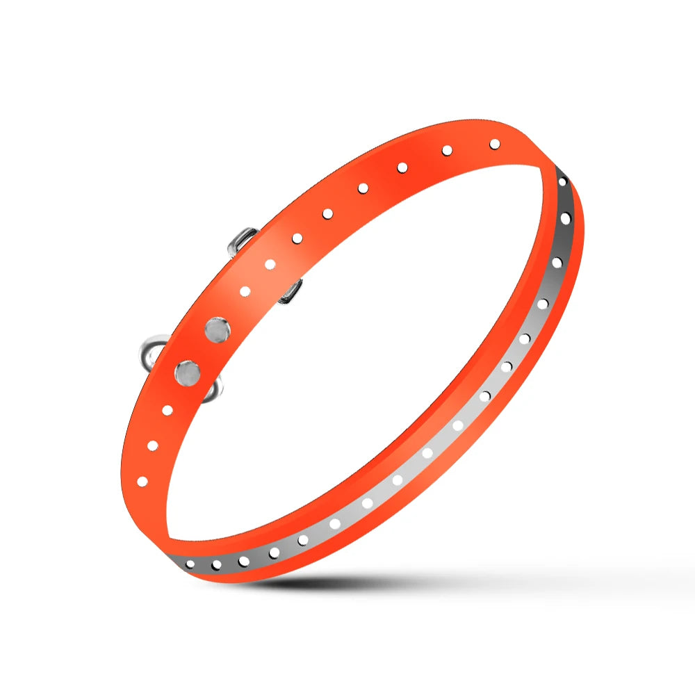 Adjustable Waterproof Shock Collar Receiver for Dog Training orange