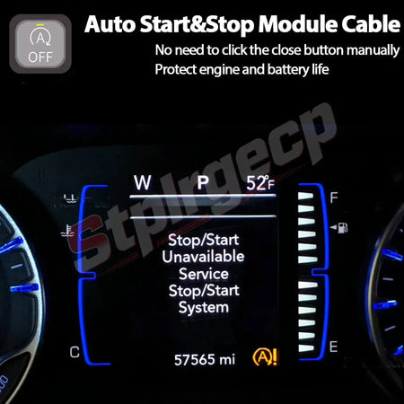 For Ford Transit Tourneo T-Series 2017-2025 Auto Canceller Automatic Stop Start Engine System Eliminator Closer Cable by InterCyprus Trading Ltd