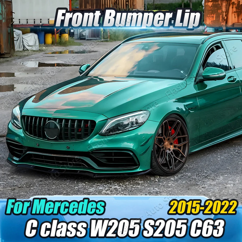 Zadný aerodynamický dolný difúzor lip ABS pre Mercedes-Benz C Class W205 S205 C63 AMG Odolná konštrukcia