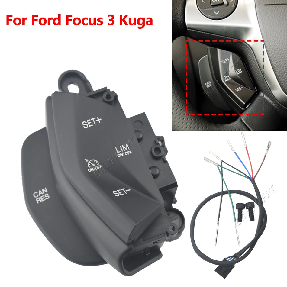 Interruptor de control de crucero para Ford Focus 3 2012-2014, Kuga 2012-2015