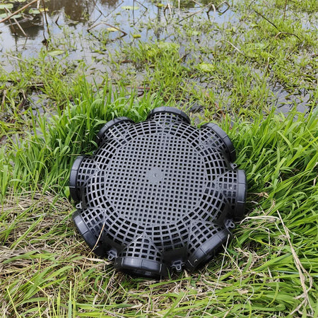 Durable Black Fish and Crayfish Catcher Net - Outdoor Fishing Trap