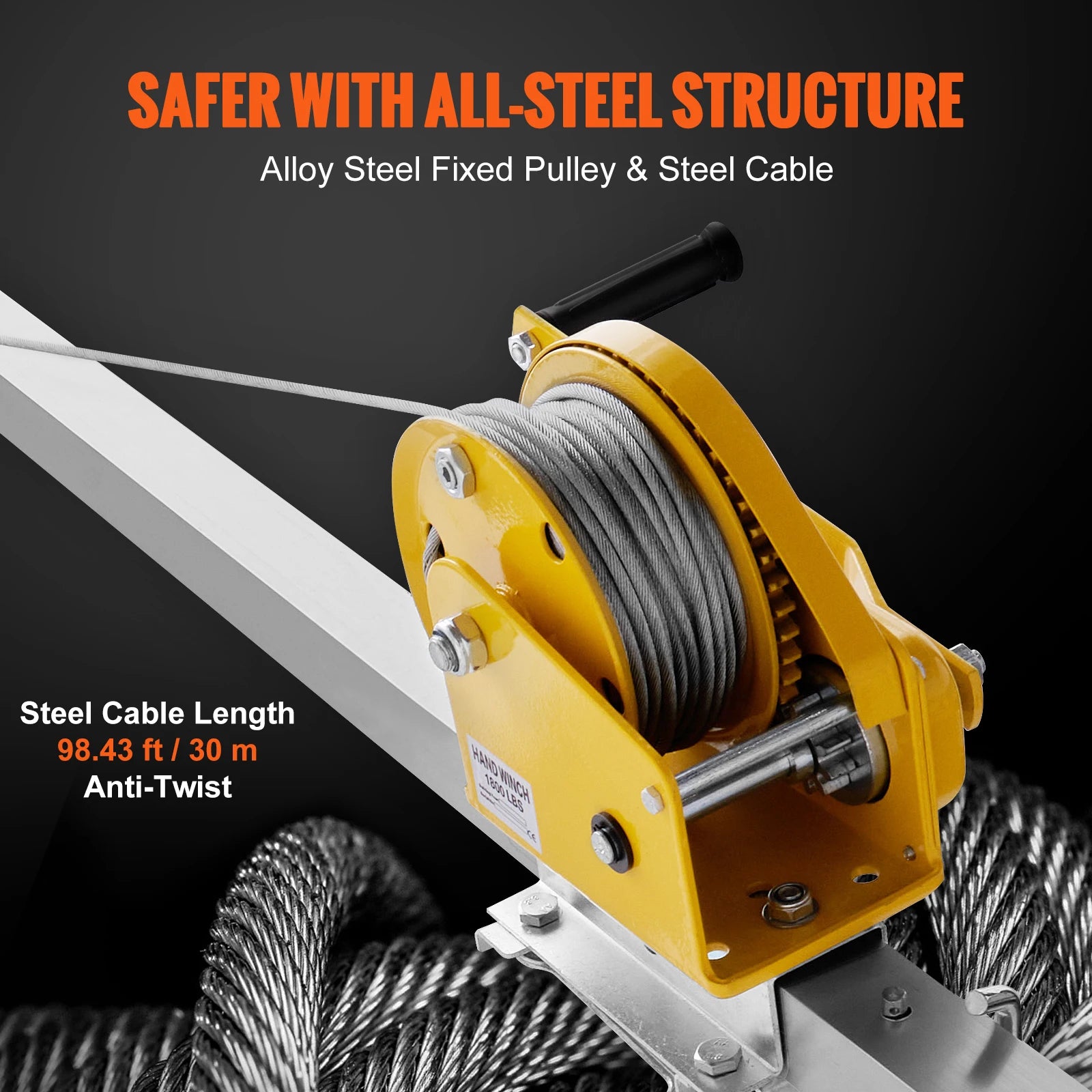 SucceBuy Confined Space Tripod Kit &ndash; 1800/2600 Lbs Capacity