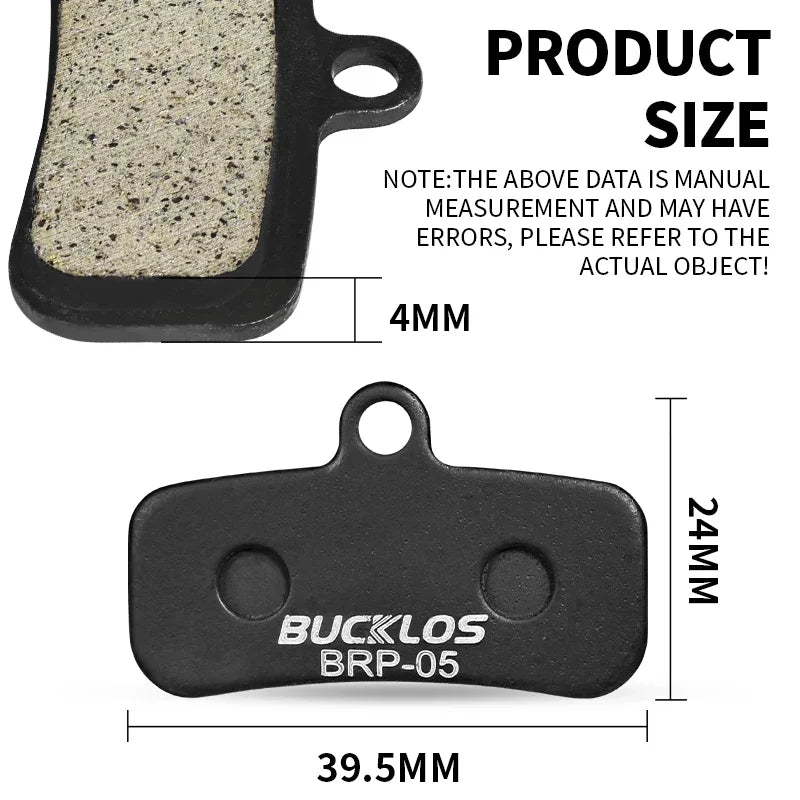 BUCKLOS Resin Disc Brake Pad Shimano D02S &ndash; Wear-Resistant
