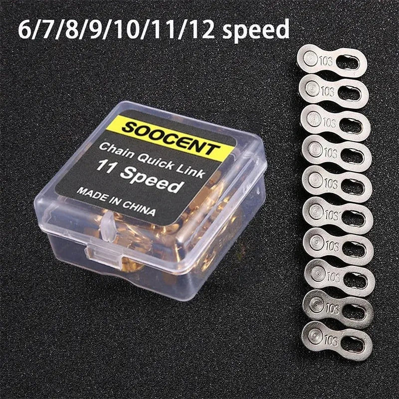 Bicycle Chain Link Connectors 12 Speed Master Links for Mountain Bike 5 Pair