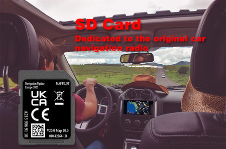 A213 GPS Navigation SD Card V20 - Europe Maps 32GB