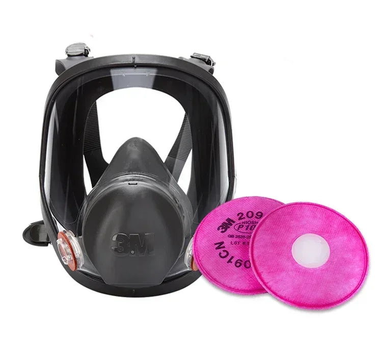 3M 6800 Respirator &ndash; Full Face Protection for Safe Painting 6800 2091-2pcs