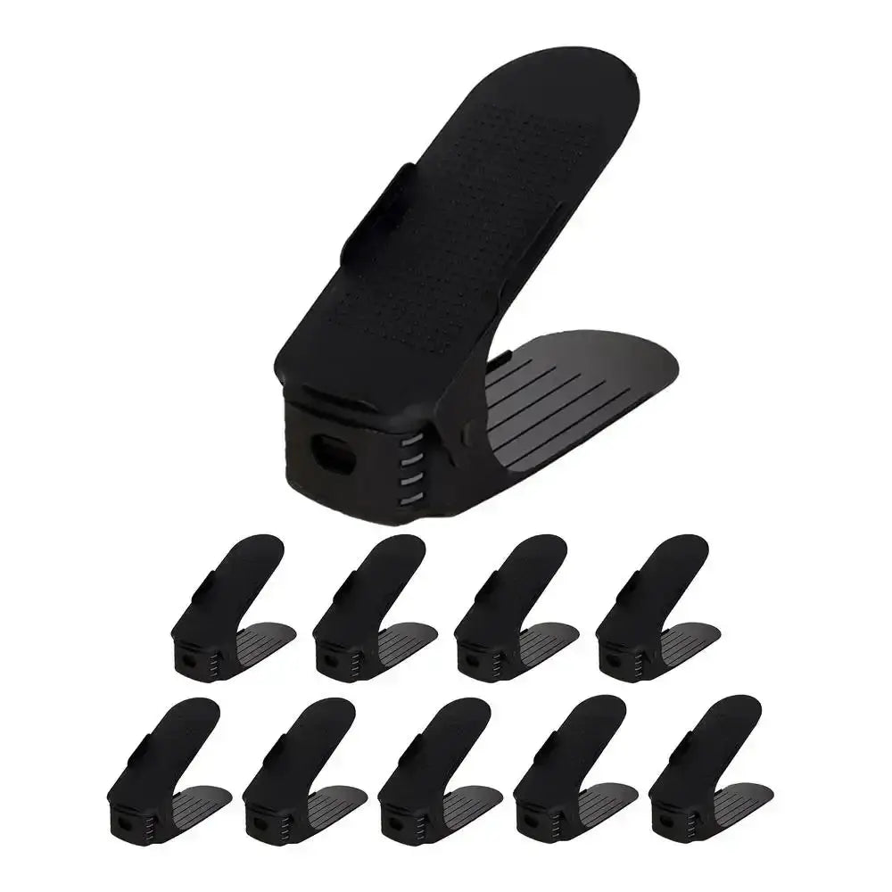 Adjustable Shoe Organizer Shoe Support Rack 5/10PCS Shoe-Shelf for Closet Cabinet Closet Stand Shoes Storage Rack Shoebox by InterCyprus Trading Ltd