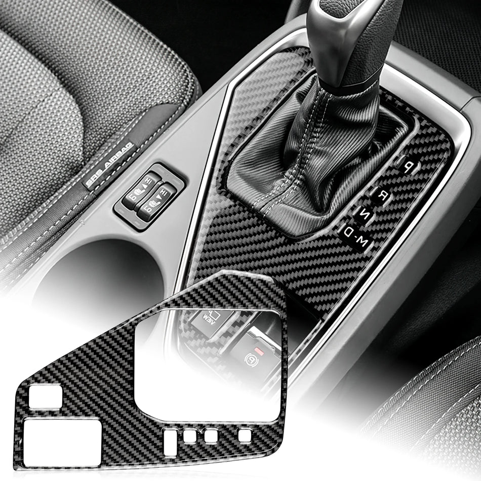 Center Console Trim Kit with Soft Carbon Fiber for Subaru Crosstrek