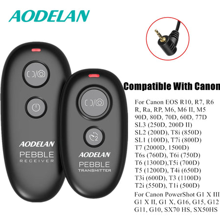 AODELAN Wireless Shutter Release Remote for Canon, Nikon, Fujifilm C6 for Canon / China