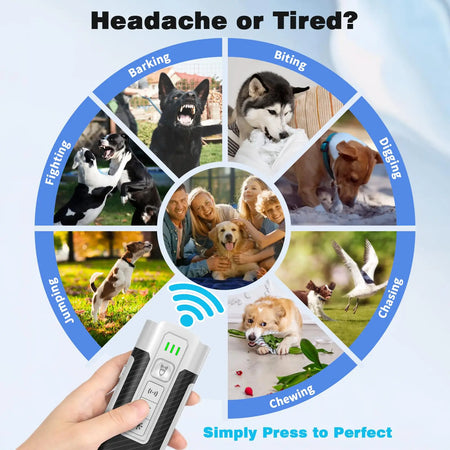Ultrasonic Dog Bark Deterrent Device &ndash; Quick and Easy Behavior Correction