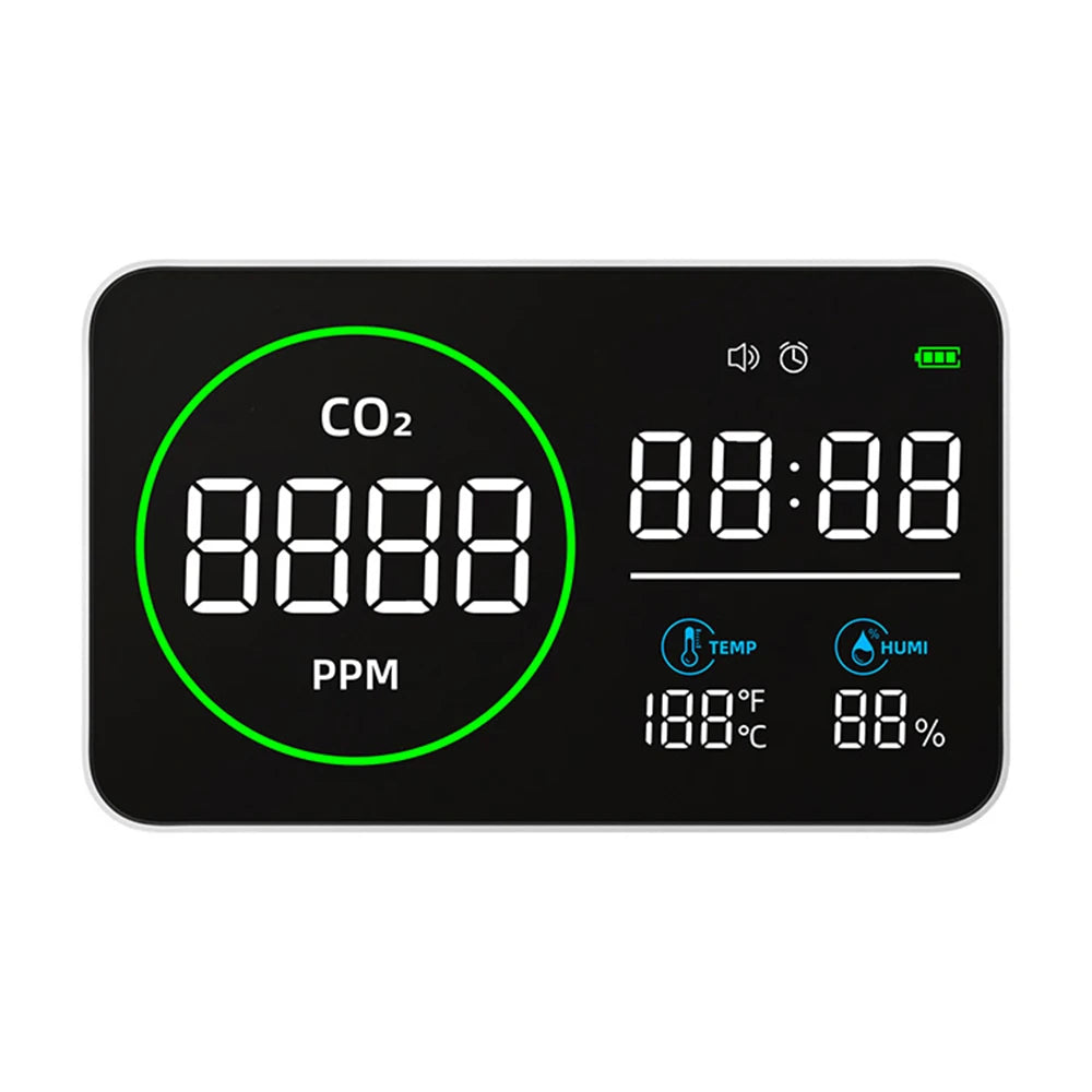 Smart WIFI 4 in 1 Air Quality Monitor &ndash; Real-Time CO2 Detection Without WIFI